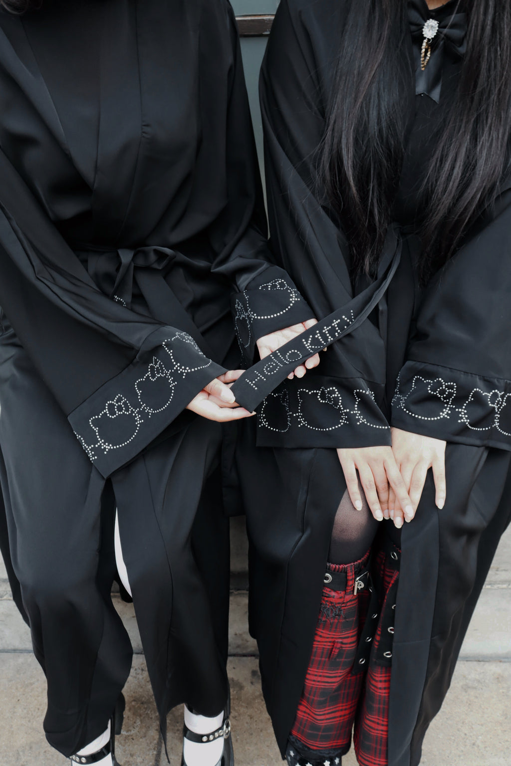 Open Hello Kitty Abaya