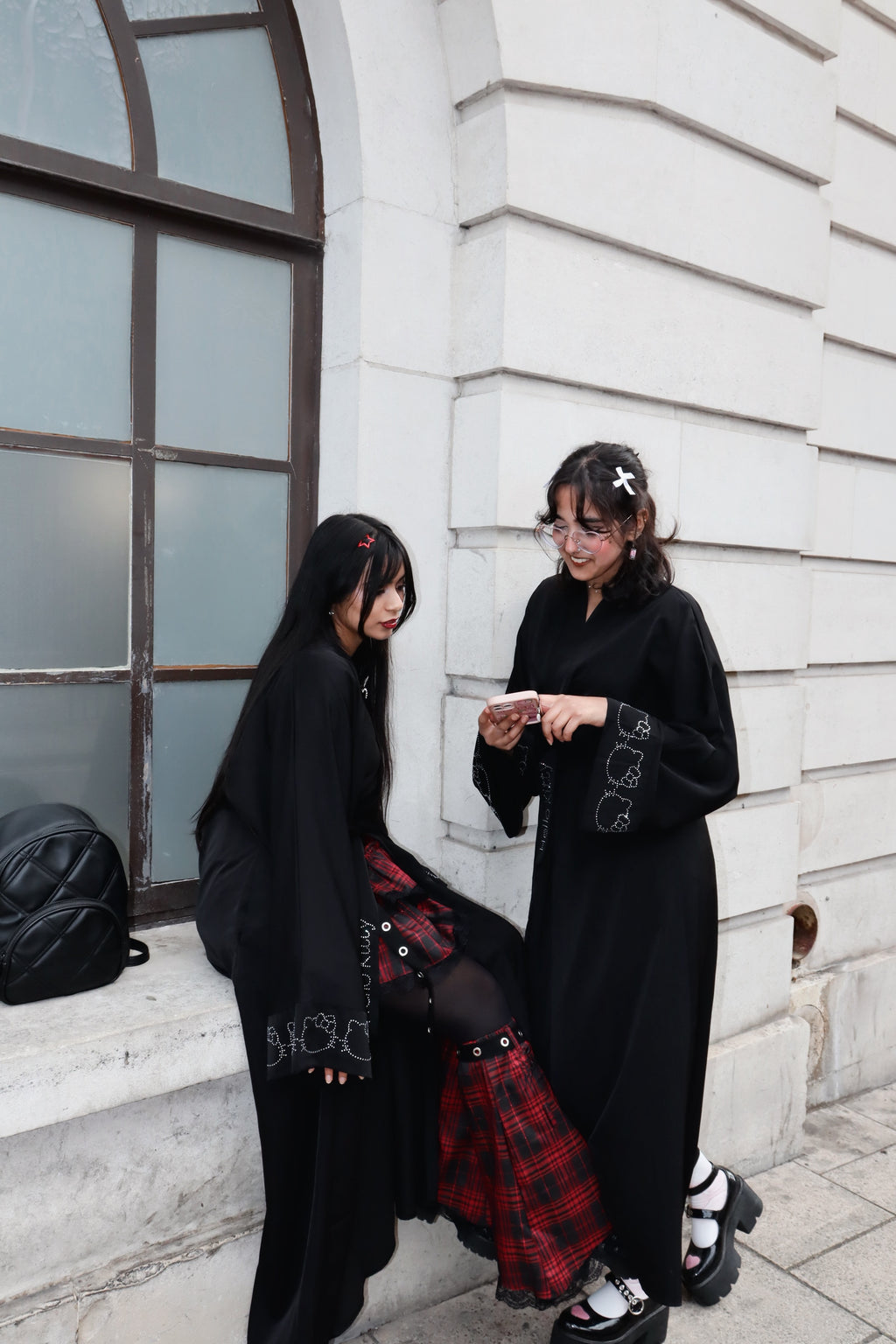 Open Hello Kitty Abaya