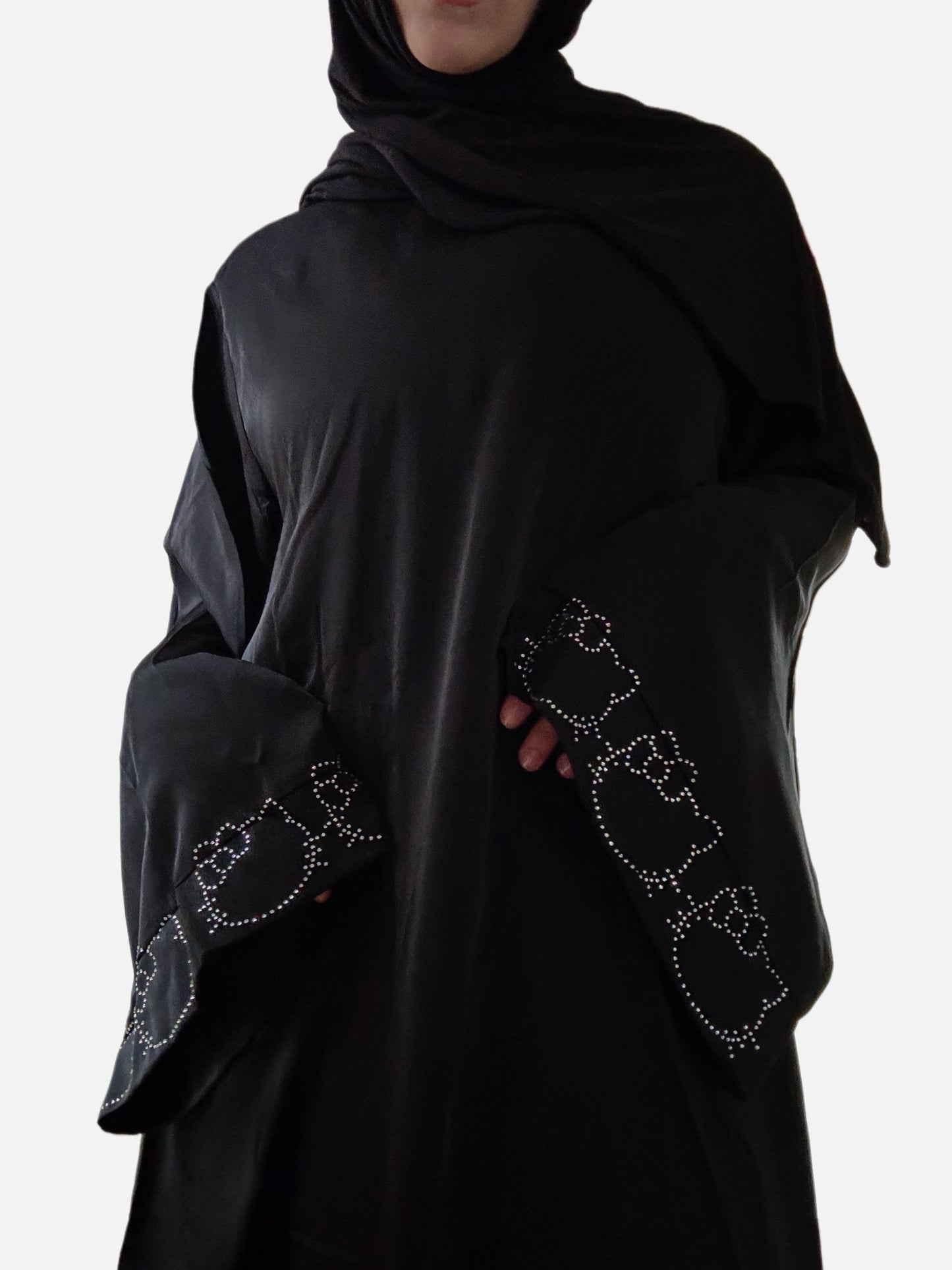 Closed Hello Kitty Abaya